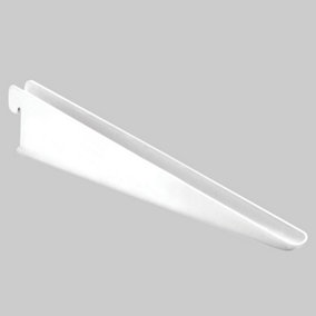 RBUK Twin Slot Brackets 170mm White, Pack of 10