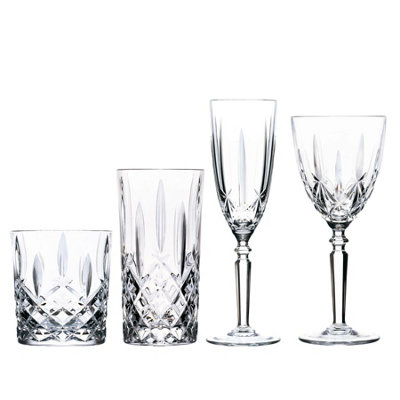 RCR Crystal 24 Piece Orchestra Glassware Set - Clear
