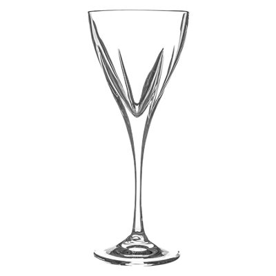 RCR Crystal - Fusion Wine Glasses Set - Modern Cut Glass Stemware Goblets - 250ml - 6pc