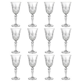 RCR Crystal Melodia Red Wine Glasses - 270ml - Pack of 12