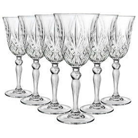 RCR Crystal Melodia Red Wine Glasses - 270ml - Pack of 6