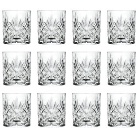 RCR Crystal Melodia Whiskey Glasses - 240ml - Pack of 12