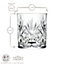RCR Crystal Melodia Whiskey Glasses - 240ml - Pack of 6