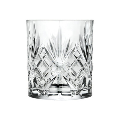 RCR Crystal Melodia Whiskey Glasses - 340ml - Pack of 6