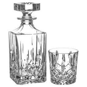 RCR Crystal - Orchestra Whisky Decanter & Glasses Set - 5pc