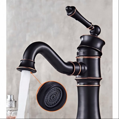 Rea High Single Handle Vintage Basin Retro Old Tap Mixer Bathroom Standing Faucet