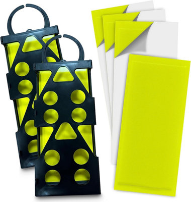 Ready Steady Defend Fruit Fly Hangers. 2 Holders & 4 Glue Traps | DIY ...