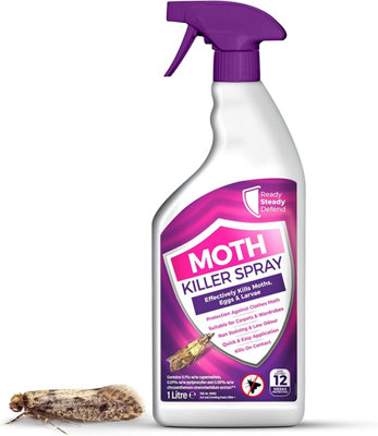 Ready Steady Defend Moth Killer Spray 1 Litre