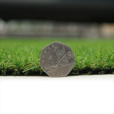 Realistic Fake Grass, Synthetic Fake Grass For Patio Lawn, Pet-Friendly Outdoor Artificial Grass-5m(16'4") X 4m(13'1")-20m²