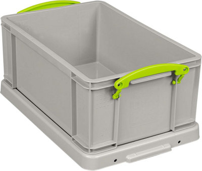 Really Useful Storage Box 9 Litre Pack of 2 - Color: Dove Grey