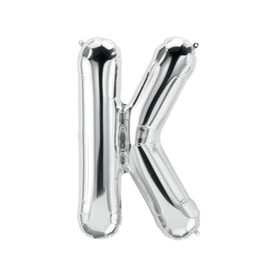 Realmax K Foil Balloon Silver (One Size)