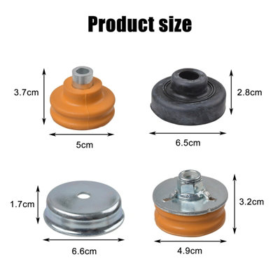 2 Pcs Rear Lower Sachs Top Strut Mount for BMW E82 E84 E87 E88 E90 E91 E92 E93
