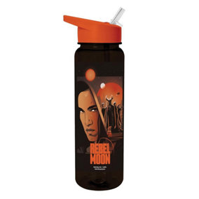 Rebel Moon Resistance Dawning Plastic Water Bottle Black/Orange (One Size)