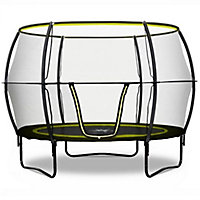 Rebo 10ft Base Jump Trampoline With Halo II Enclosure