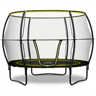 Rebo 10ft Base Jump Trampoline With Halo II Enclosure
