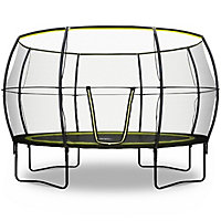 Rebo 12ft Base Jump Trampoline With Halo II Enclosure