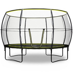 Rebo 12ft Base Jump Trampoline With Halo II Enclosure