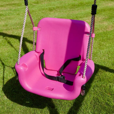 Rebo 3 in 1 Baby Toddler Children's Growable Swing Seat - Pink