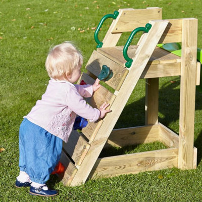 Rebo 4ft Toddler Adventure Slide with Wooden Platform and