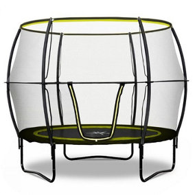 Rebo 8ft Base Jump Trampoline With Halo II Enclosure