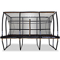 Rebo Altitude Rectangle 12ft x 16ft Trampoline and Safety Enclosure - Altitude 1600