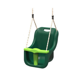 Rebo Baby Swing Seat with Soft-Touch Ropes - Green
