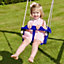 Rebo Baby Toddler Swing Seat with Adjustable Ropes - Blue