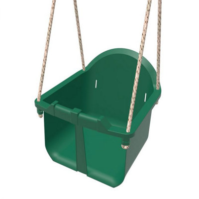 Rebo Baby Toddler Swing Seat with Adjustable Ropes Green