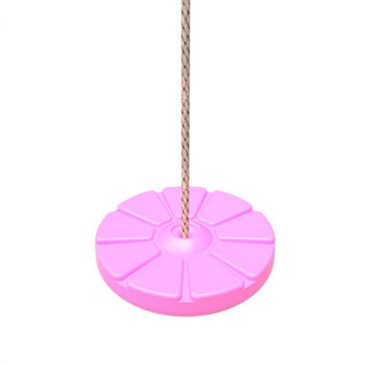 Rebo Children's Button Swing Seat - Pink