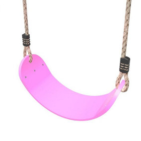 Rebo Children's Flexible Belt Swing Seat - Pink