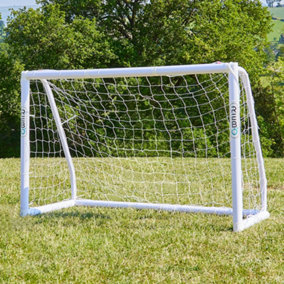 Rebo Portable PVC Locking Football Goal with Nylon Net - 6FT x 4FT