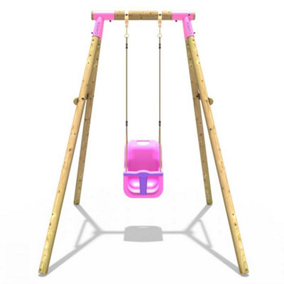 Baby best sale swings pink