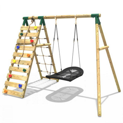 Climbing best sale swing set