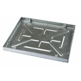Recessed Manhole Cover & Galvanized Steel Frame 600mm x 450mm x 43.5mm Overall Size Including Frame is 700mm X 550mm x 50mm