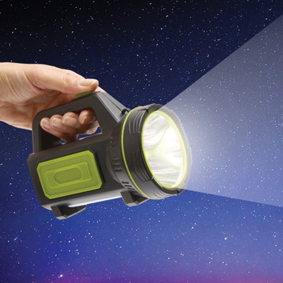 Rechargeable 2000 Lumen Xenon LED Flashlight with 7 Modes and Strap USB ...