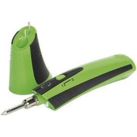 Rechargeable Cordless Soldering Iron 6W Lithium-Ion Battery - 510 degrees C 25 Seconds