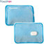 Rechargeable Electric Hot Water Bottle Bed Hand Warmer Massaging Heat Pad Cozy - Blue