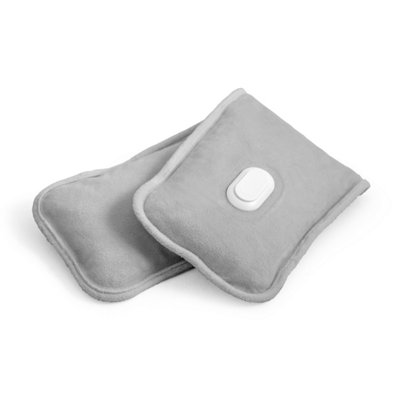 Rechargeable Electric Hot Water Bottle Grey Long DIY at B&Q