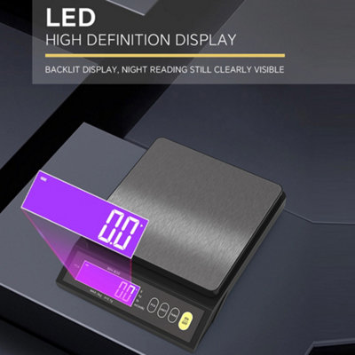 Rechargeable electronic baking scale, ultra-high precision kitchen scale. With counting and unit conversion functions.