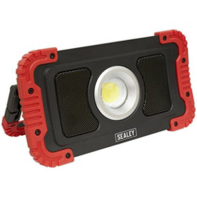 Rechargeable Floodlight - 20W COB LED - Wireless Speakers & Power Bank - 1100 lm