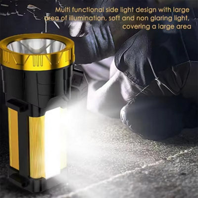 Rechargeable Hand Torch Super Bright LED Spot Light IPX4