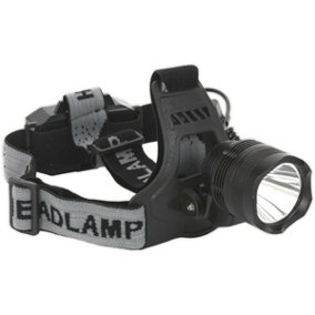 Rechargeable Head Torch - Three Light Settings - 3W CREE XPE LED - Micro USB