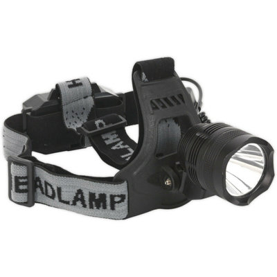 Rechargeable Head Torch - Three Light Settings - 3W LED - Micro USB