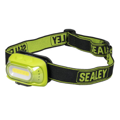 Rechargeable Head Torch with Auto-Sensor 8W COB LED - Green