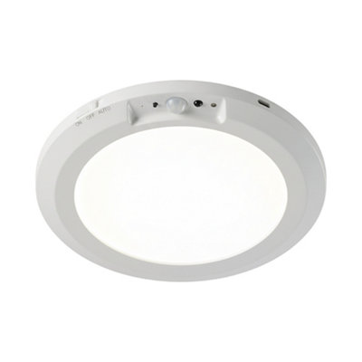 Rechargeable LED PIR Motion Sensor Ceiling Light with Remote Control