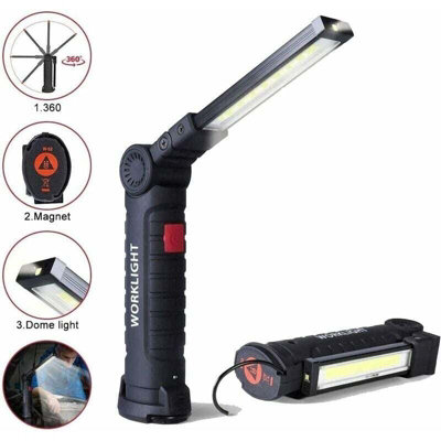 Rechargeable LED Work Light 800LM Torch Workshop Inspection Light ...