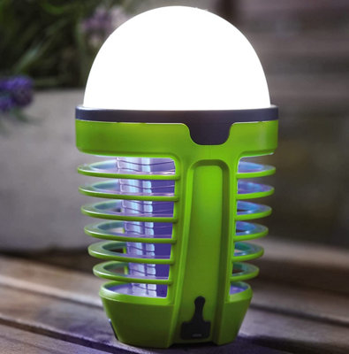 Bug Zapper Outdoor and Indoor - Rechargeable Mosquito and Fly Killer,USB  LED Light Trap Portable Cordless Electric Mosquito Zappers Killer Lamp