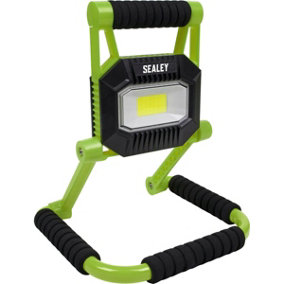 Rechargeable Portable Floodlight - 10W COB LED - IP67 Rated - Adjustable Swivel