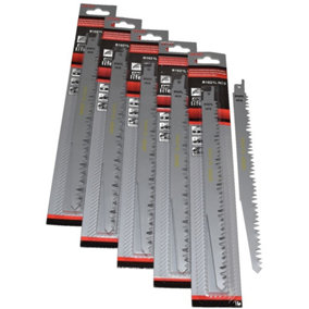 Reciprocating Sabre Saw Blades R1021L  240mm Long High Carbon Steel HCS 25 Pack by Ufixt