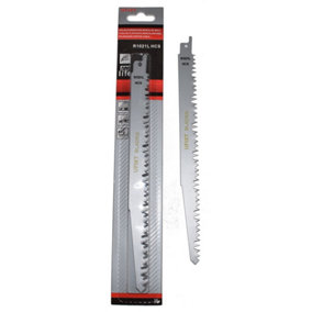 Reciprocating Sabre Saw Blades R1021L  240mm Long High Carbon Steel HCS 5 Pack by Ufixt